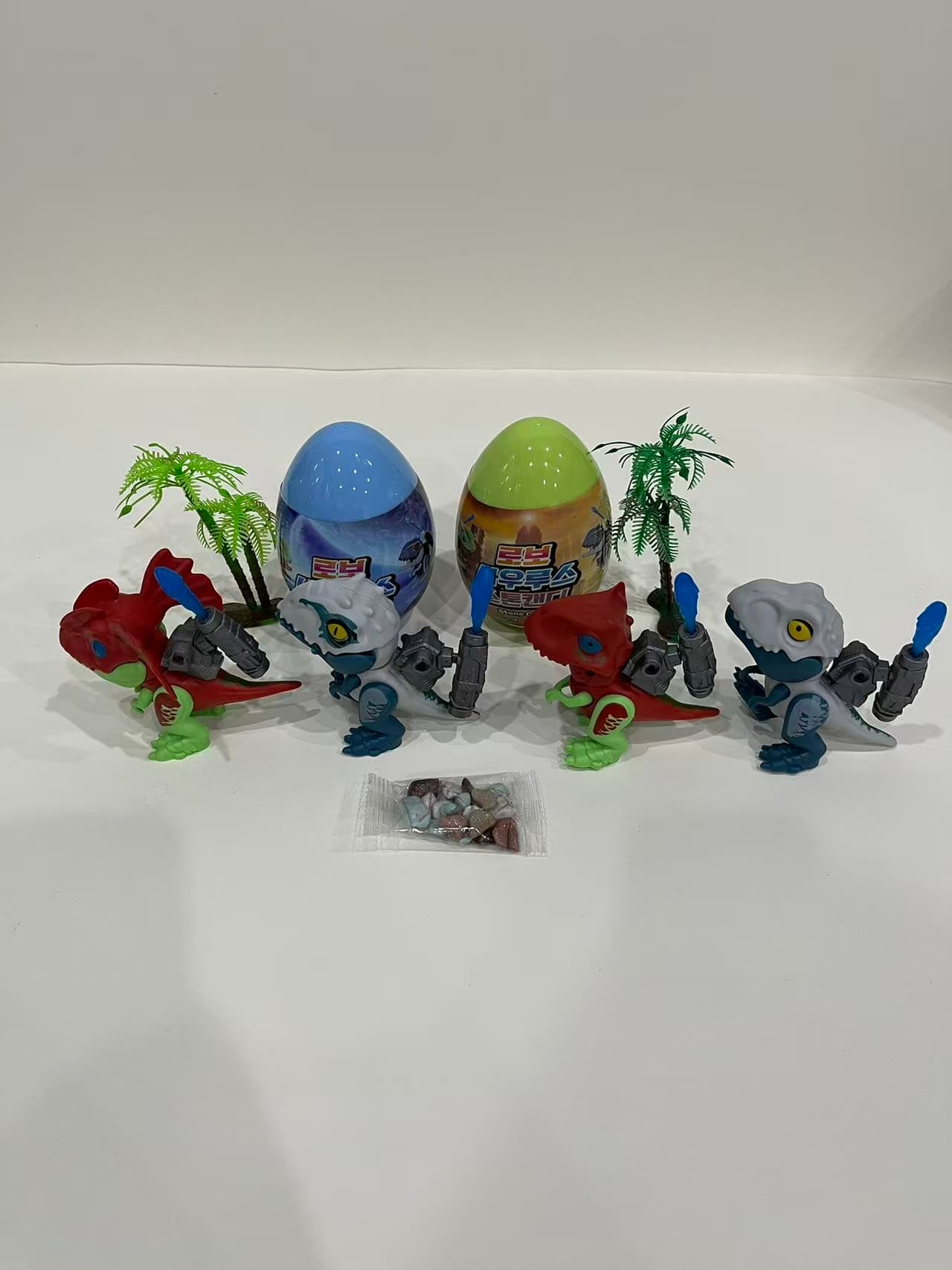 Dino 5-Tier Combine Robot Stone Candy