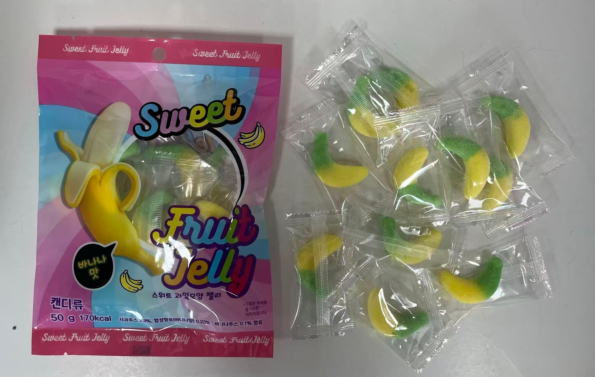 Sweet Fruit-Shaped Jelly